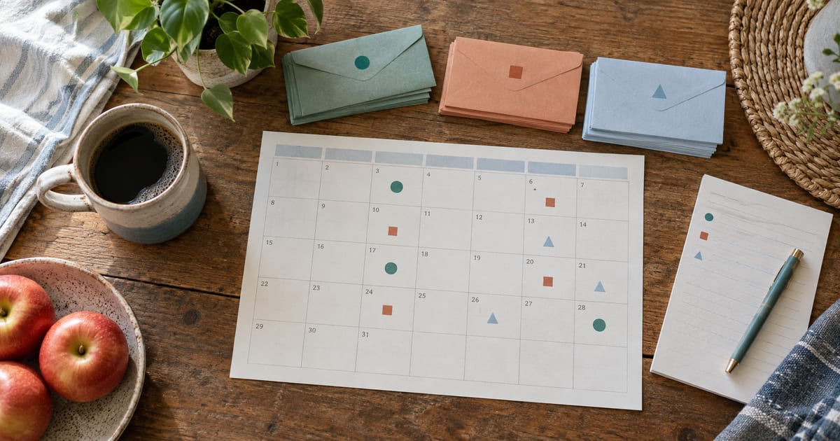 Budgeting Across Several Household Paydays