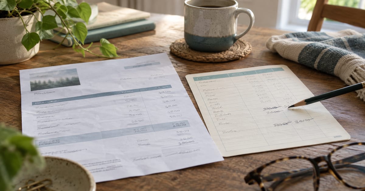 Correcting a Household Bill Record Without Losing Its History