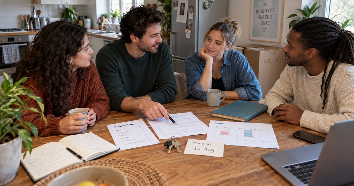 New Housemate? Set Up Shared Bills Before the First Due Date