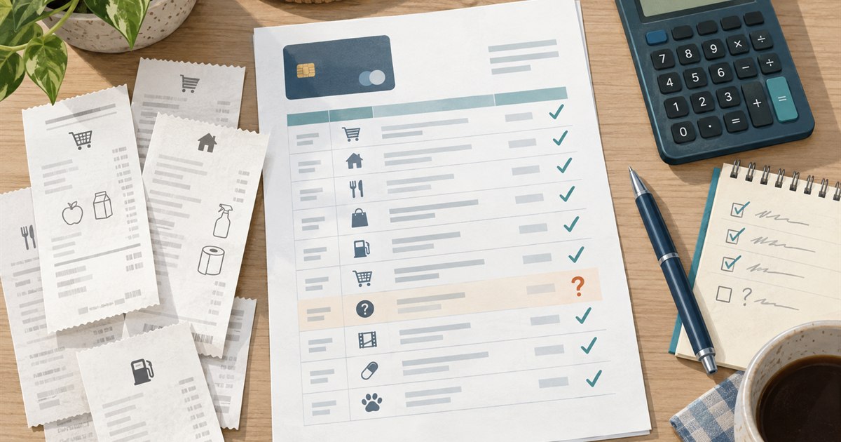 Reconciling a Shared Credit-Card Statement Line by Line